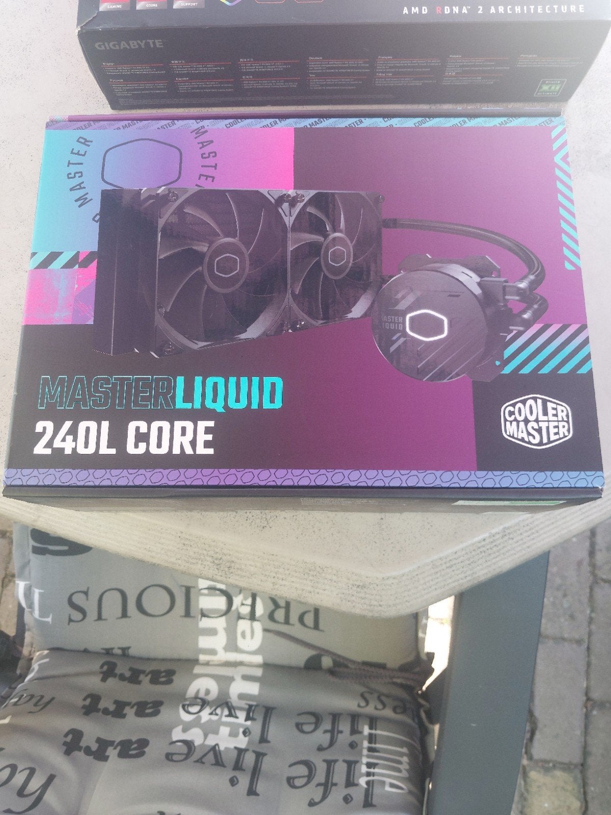 Cooler Master MasterLiquid 240L Core Waterkoeling, Ophalen of Verzenden, Zo goed als nieuw, Waterkoeling