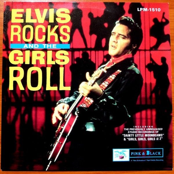 Elvis Presley - Elvis Rocks And The Girls Roll 1986, Ophalen of Verzenden, Zo goed als nieuw, Import, 12 inch