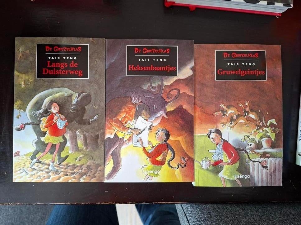 Griezelbus boeken Tais Teng, 1 speler, Ophalen of Verzenden, Zo goed als nieuw, Vanaf 3 jaar