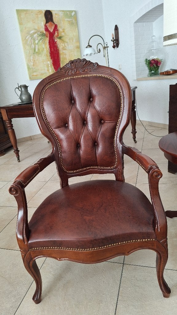stoel, Huis en Inrichting, Ophalen, Bruin, Romantisch, Hout