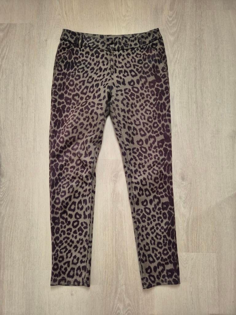 Drôle de Copine Luipaardprint Broek Maat M, Kleding | Dames, Broeken en Pantalons, Maat 38/40 (M), Bruin, Ophalen of Verzenden