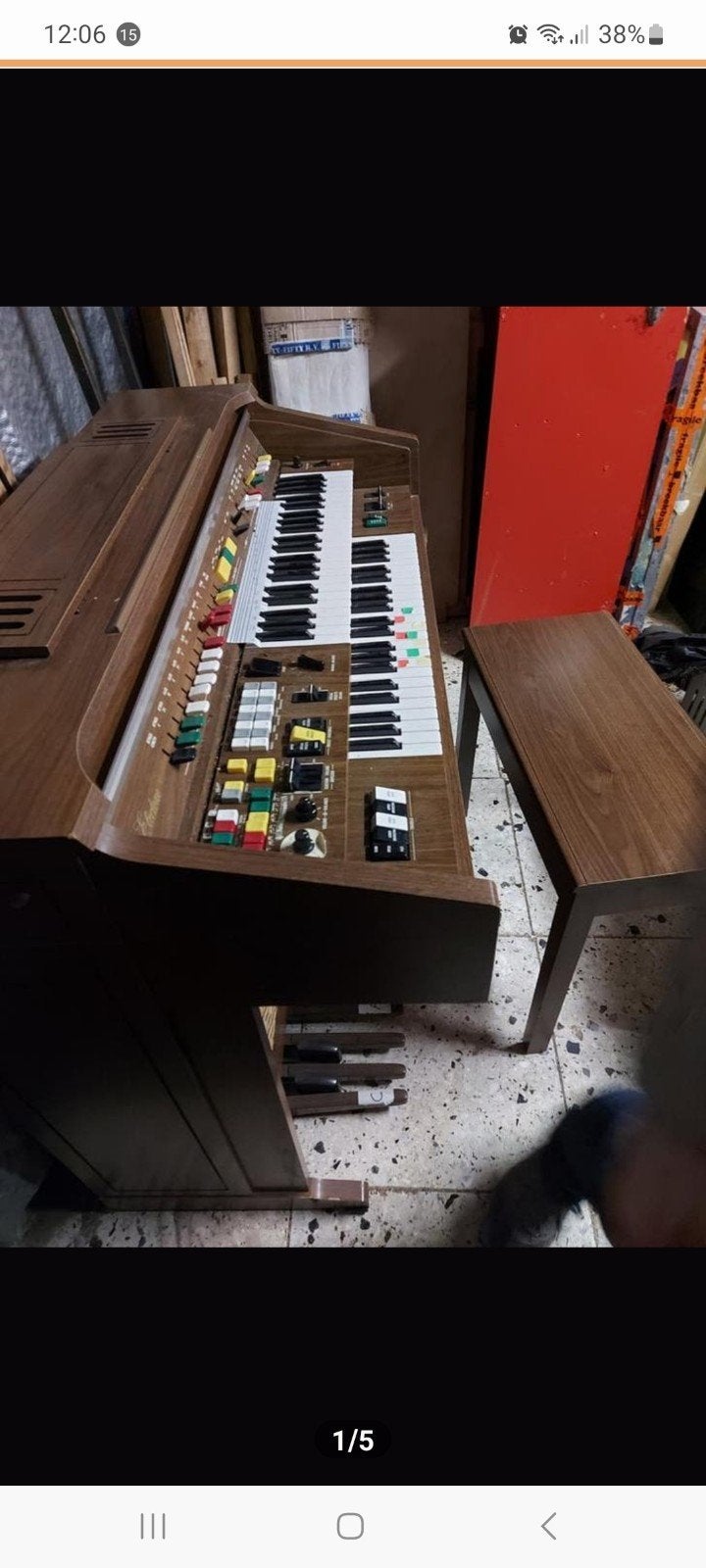 Yamaha Electone B-75 Orgel met 2 klavieren en pedalen, Muziek en Instrumenten, Ophalen of Verzenden, Gebruikt, 2 klavieren, Orgel