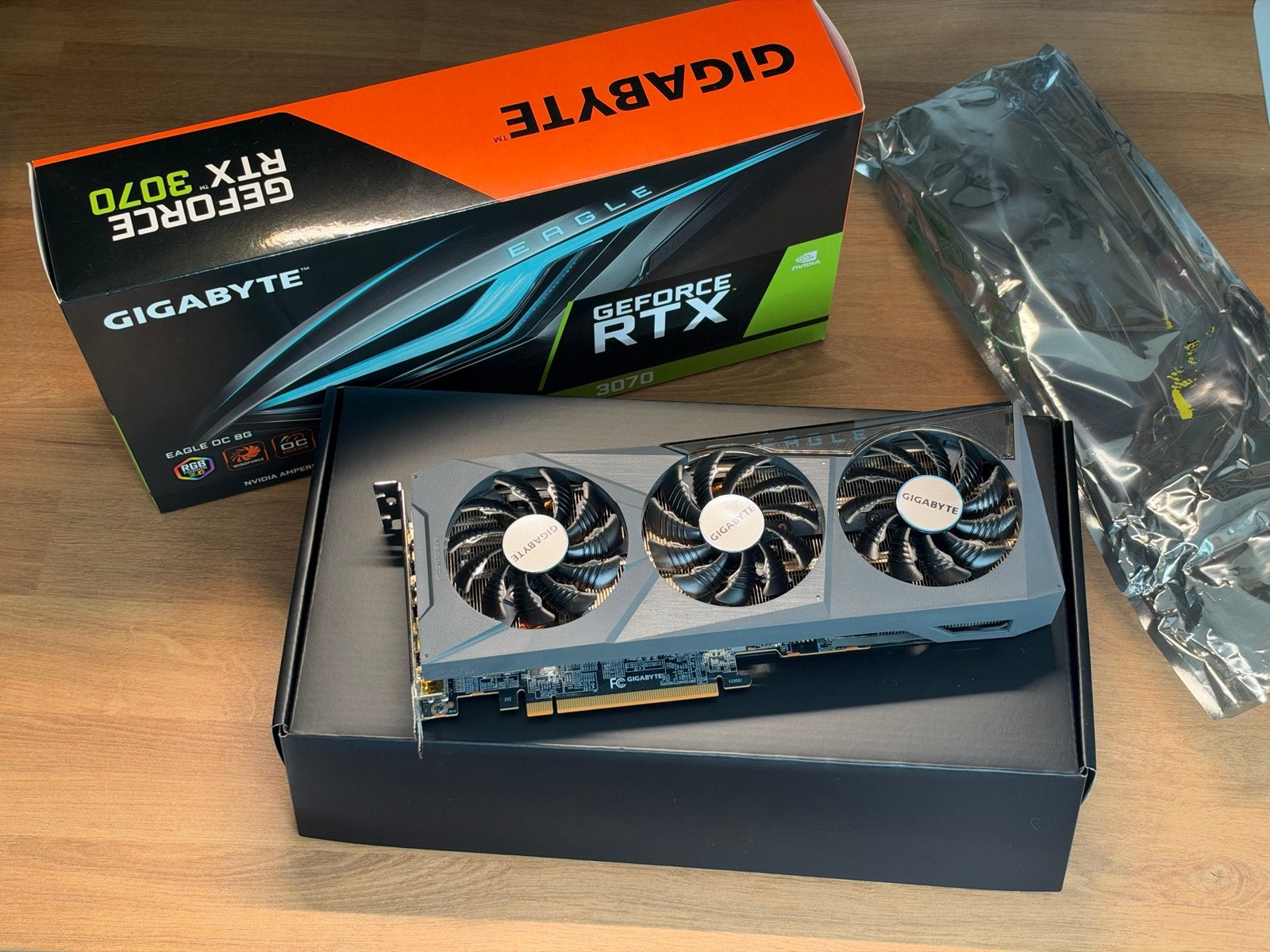 Gigabyte GeForce RTX 3070 Eagle OC 8G Videokaart, Computers en Software, HDMI, GDDR6, PCI-Express 4, Ophalen of Verzenden