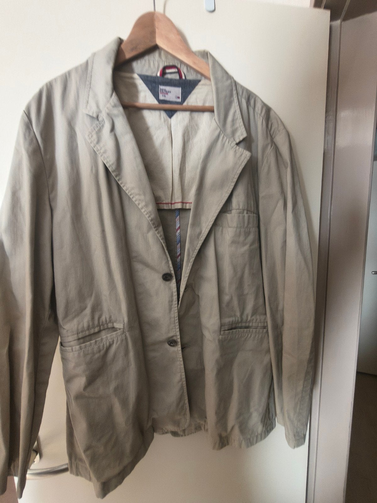 Tommy Hilfiger Denim trenchcoat XXL, Kleding | Heren, Beige, Overige maten, Ophalen of Verzenden, Zo goed als nieuw