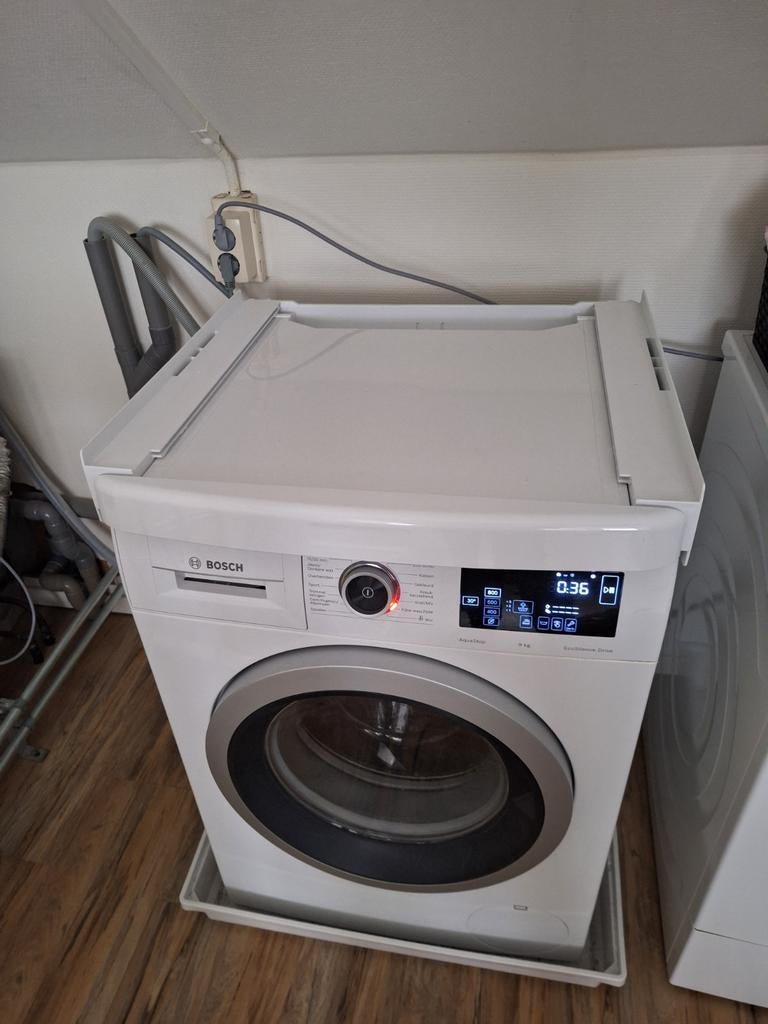 Tussenstuk wasmachine/ droger met werkblad, Witgoed en Apparatuur, Wasmachines, Ophalen of Verzenden