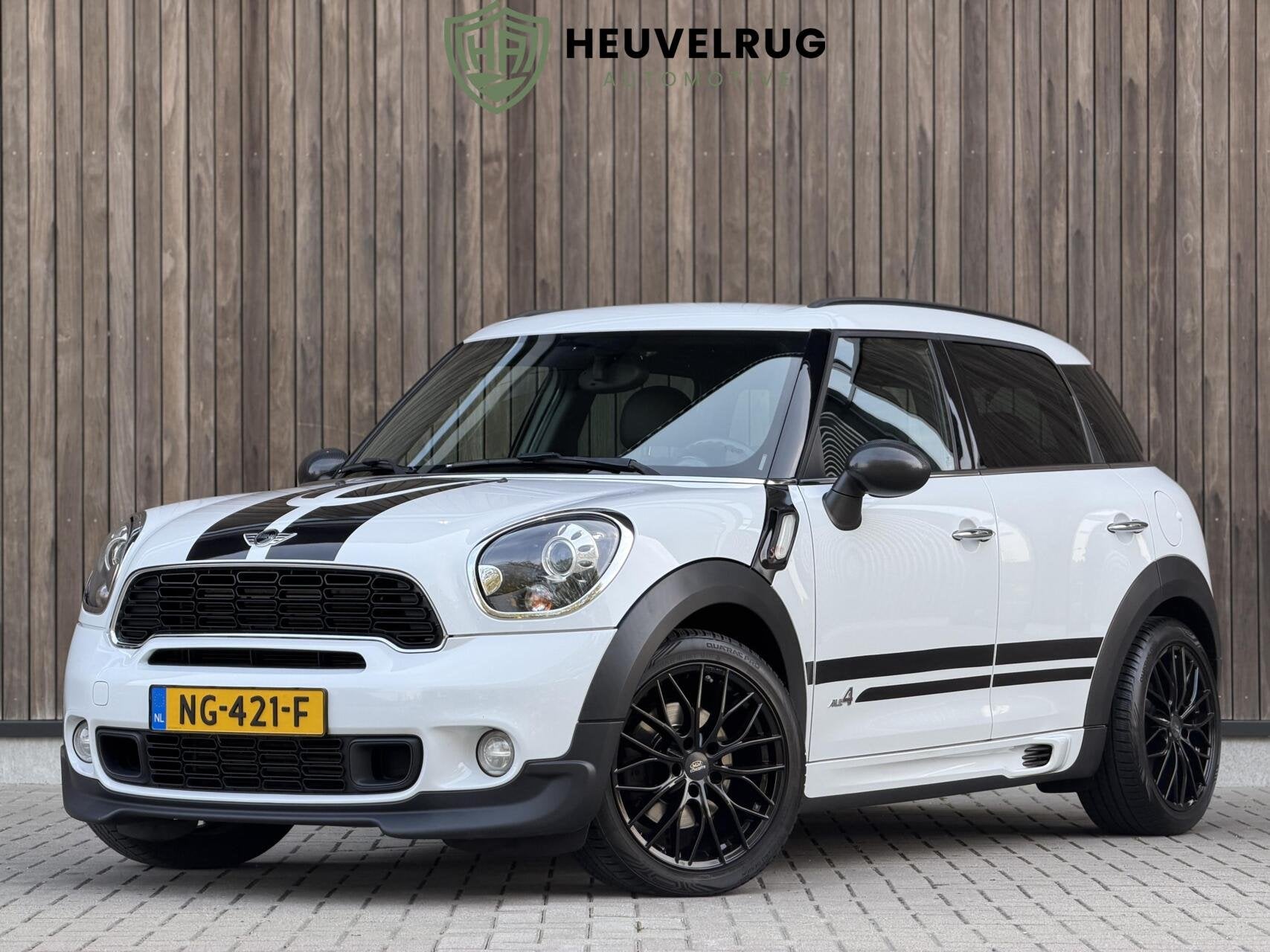 Mini Countryman 1.6 Cooper S ALL4 JCW | XENON | LEDER | MOOI, Auto's, Automaat, Euro 5, Gebruikt, Wit