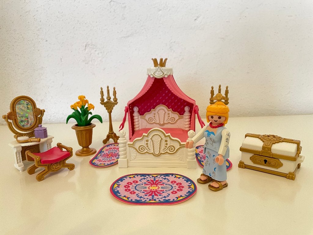 Playmobil 3020 Prinsessen Slaapkamer met Hemelbed, Complete set, Overige typen, Ophalen of Verzenden, Zo goed als nieuw