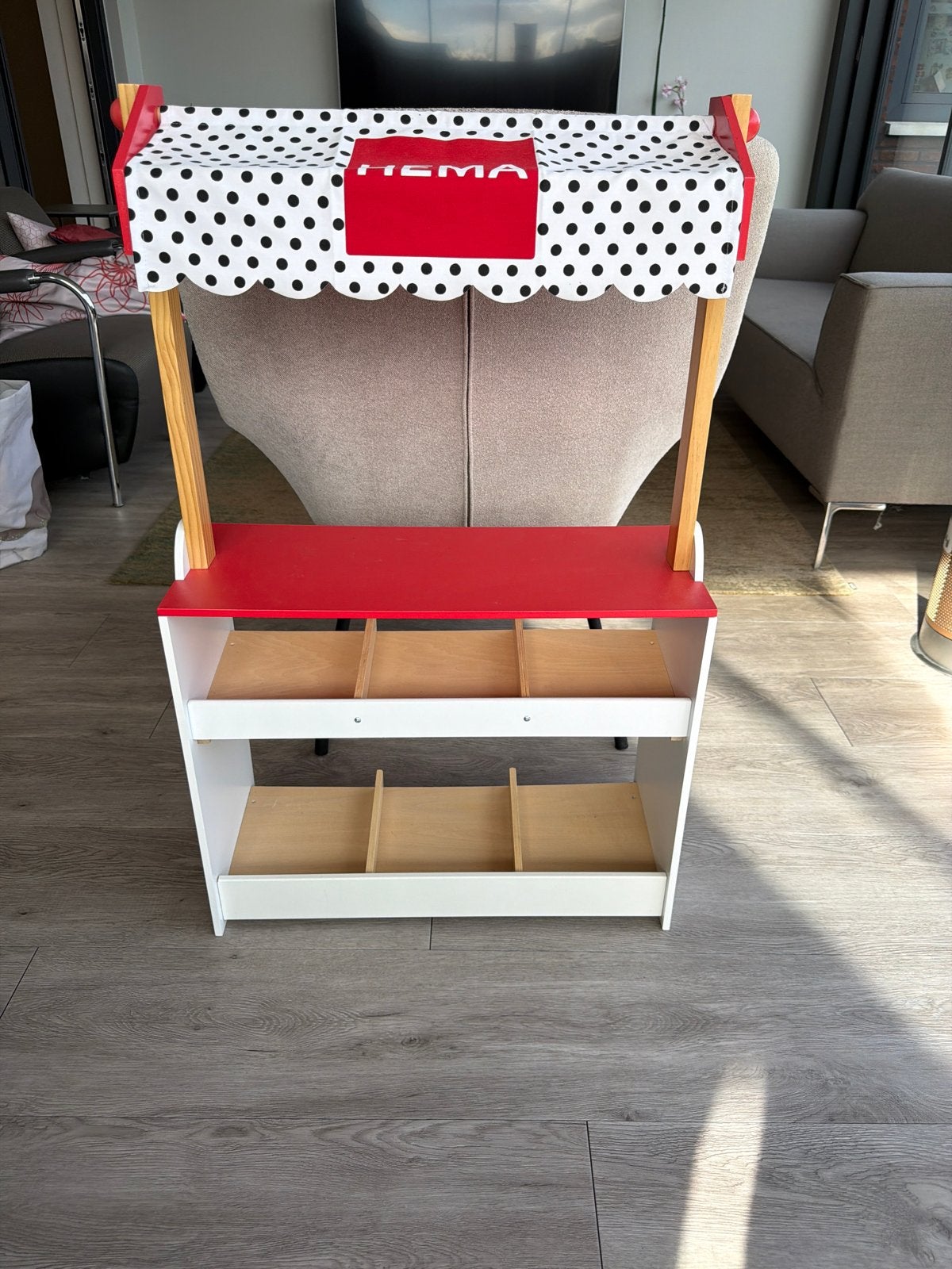 Hema houten marktkraam / winkeltje, Ophalen, Gebruikt, Jongen of Meisje