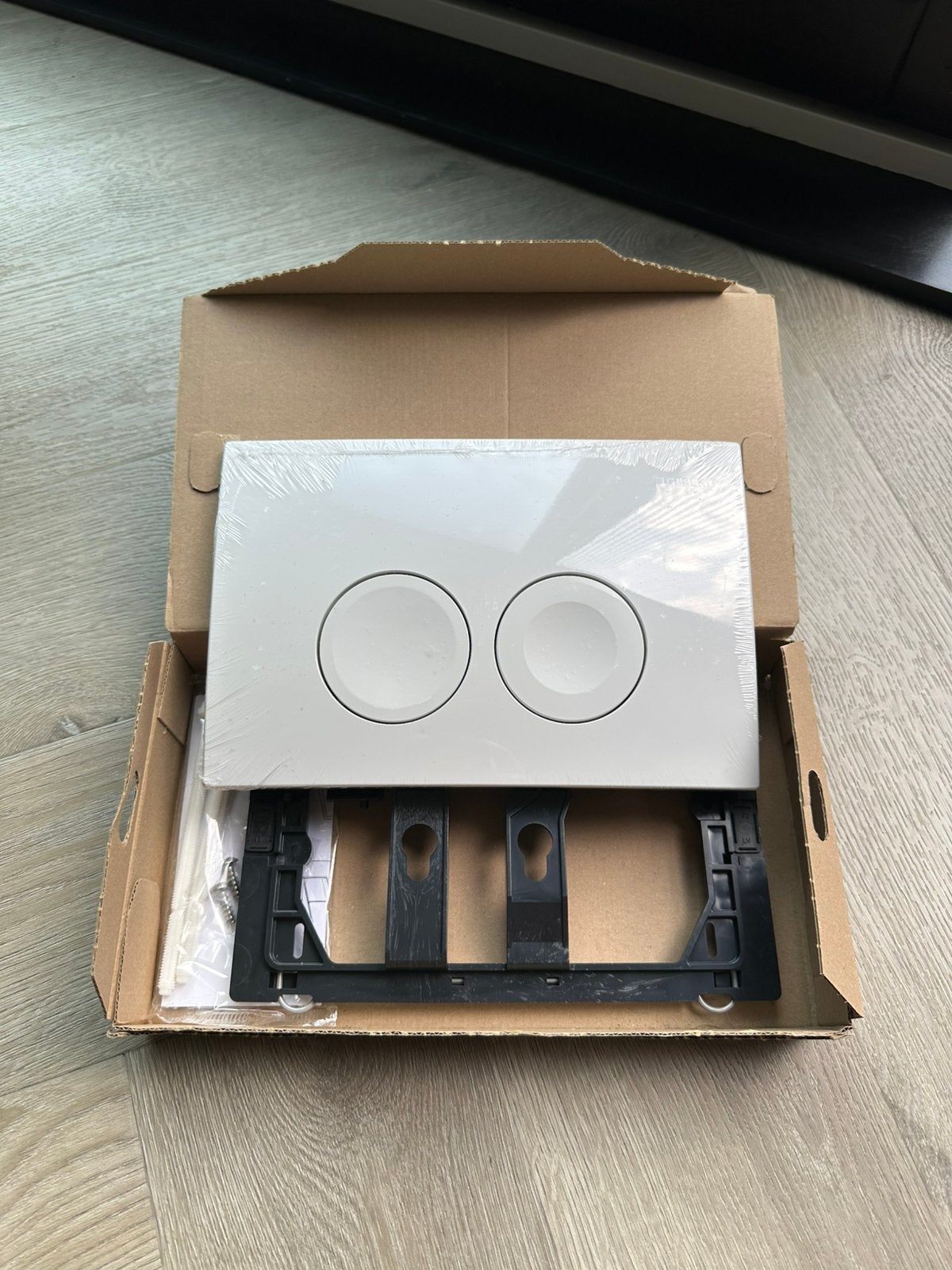Geberit Delta21 wit bedieningsplaat toilet, Ophalen of Verzenden, Nieuw, Koper, Toilet