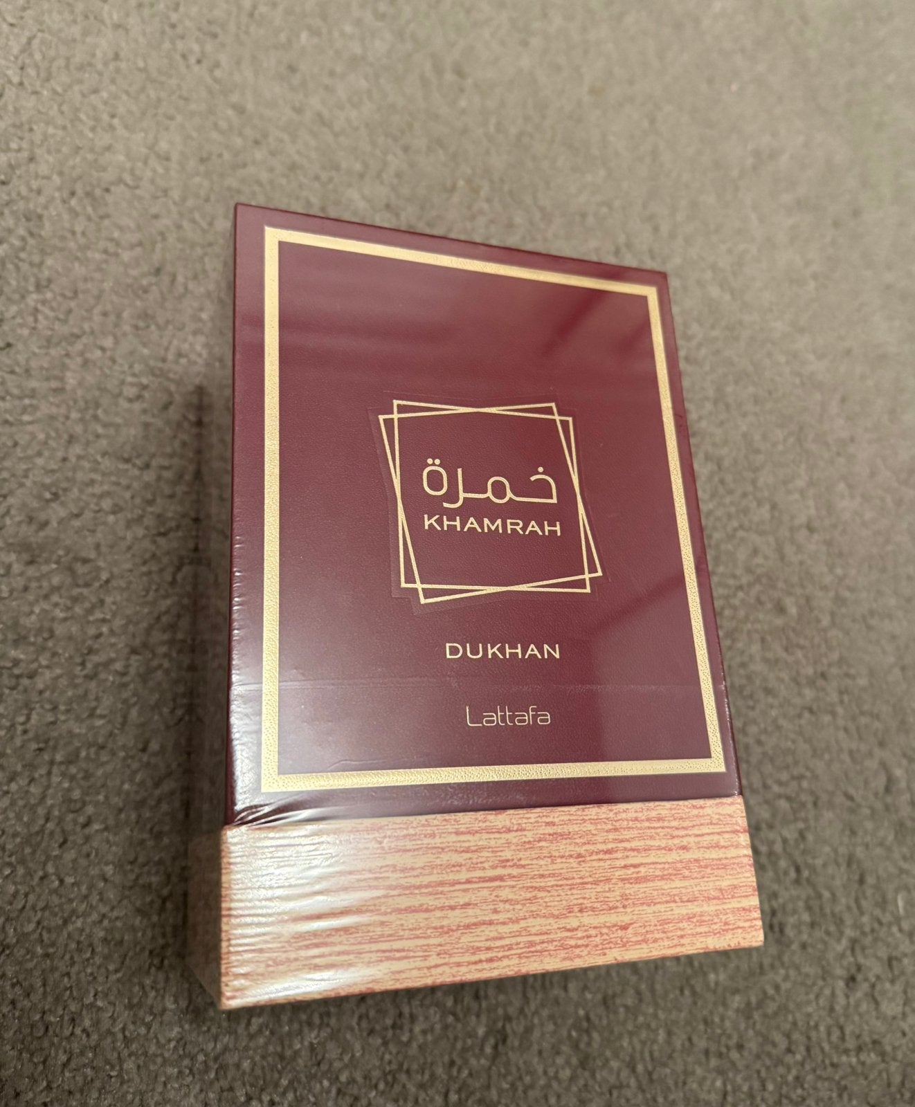 Khamrah dukhan lattafa 100ml eau de parfum nieuw in doos, Ophalen of Verzenden, Nieuw