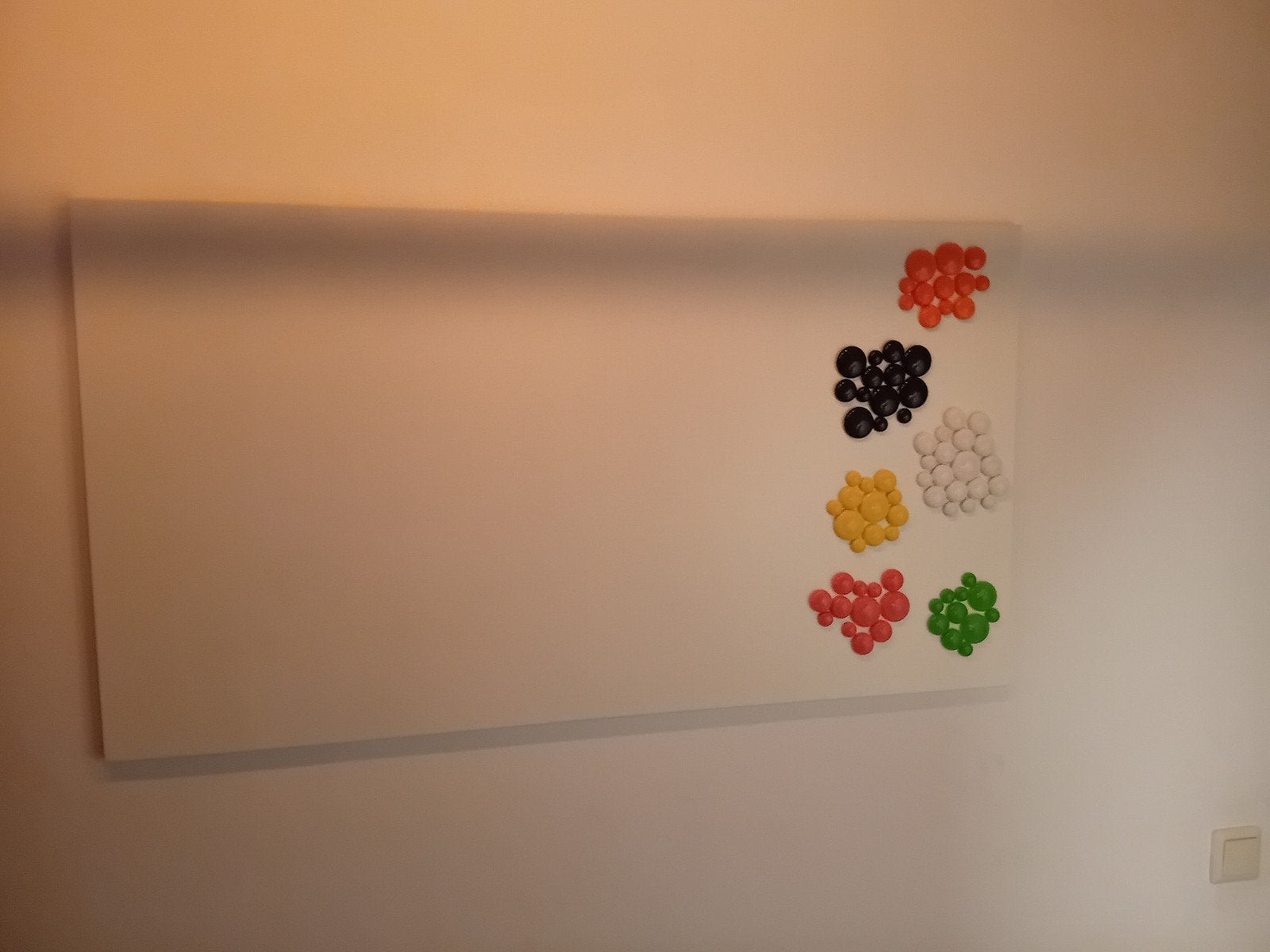 Magneetbord, groot, Ophalen