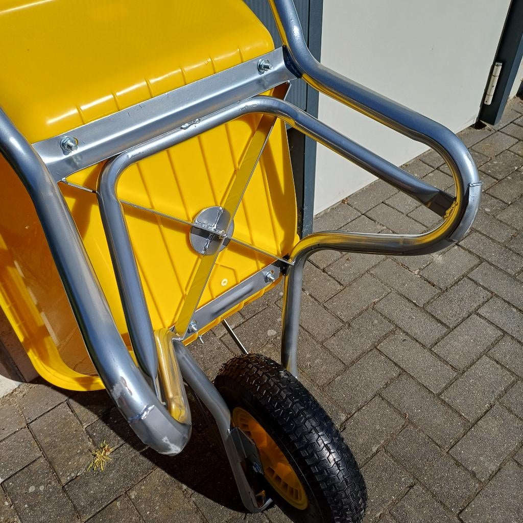 Degelijke kruiwagen bak 100 liter/250 Kilo belastbaar!!!, Ophalen, Eenwielig, Nieuw, Klaucke