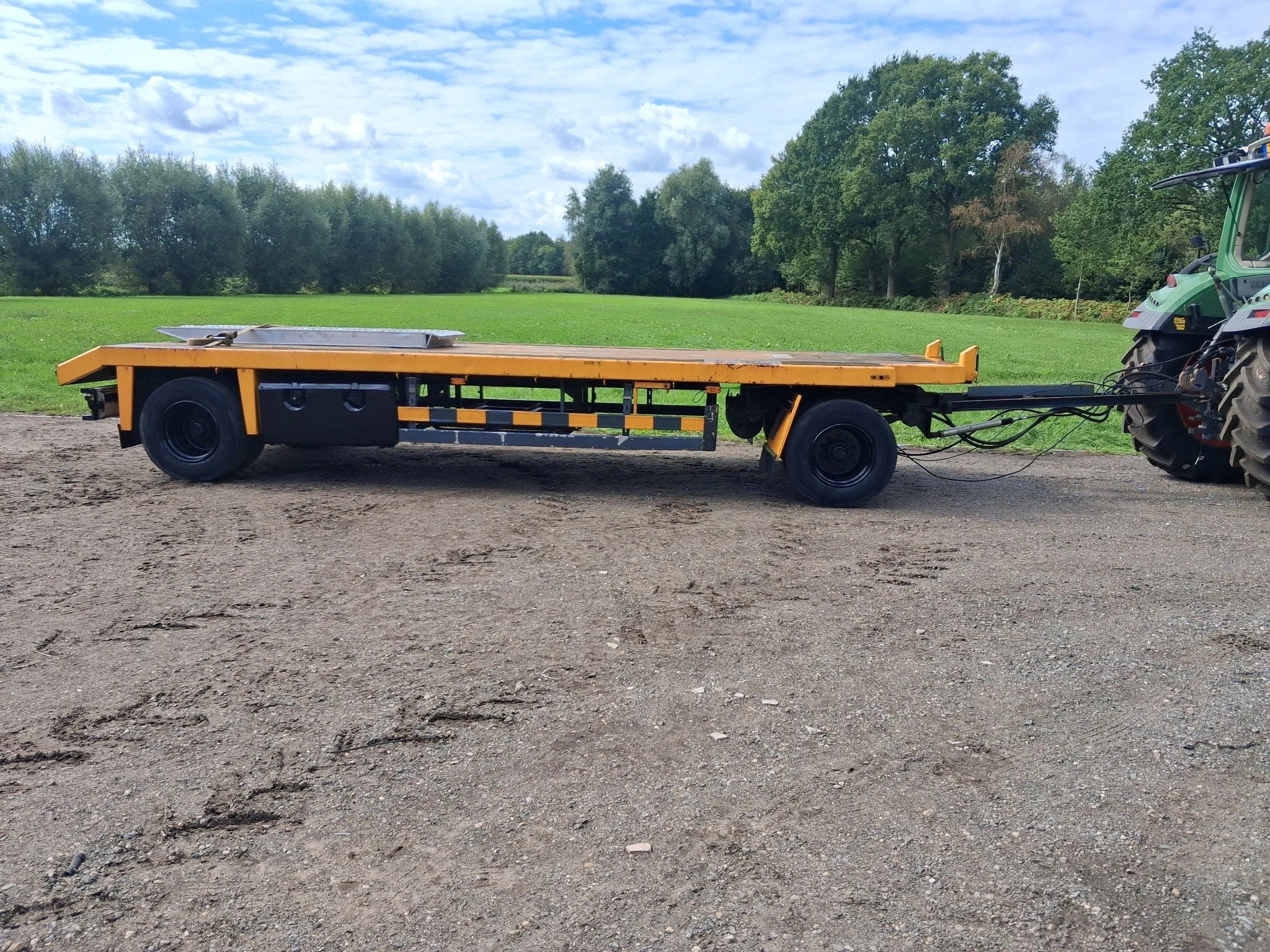 Zelfbouw ONBEKEND Aanhanger Oprijwagen dieplader 12 ton, Overige, Overige typen