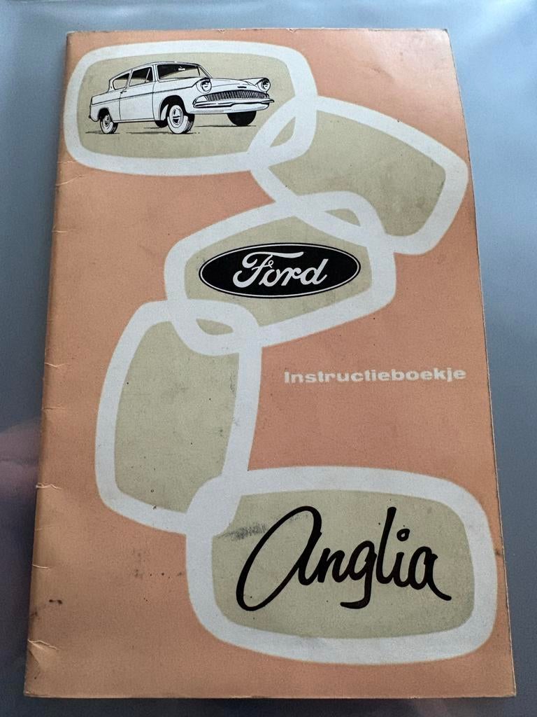 Ford Anglia Instructieboekje - Origineel, Auto diversen, Ophalen of Verzenden