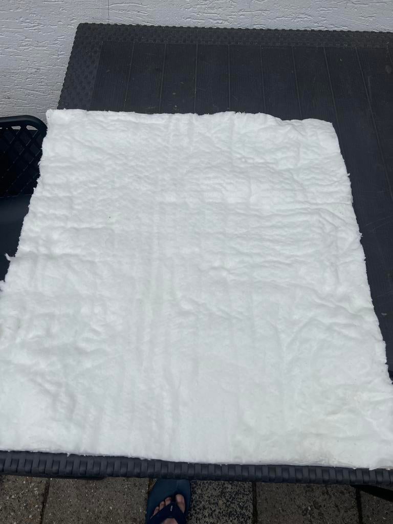 Witte Keramisch isolatiedeken 60/56/2,5 cm, Overige materialen, Gebruikt, Dakisolatie, Minder dan 5 m²