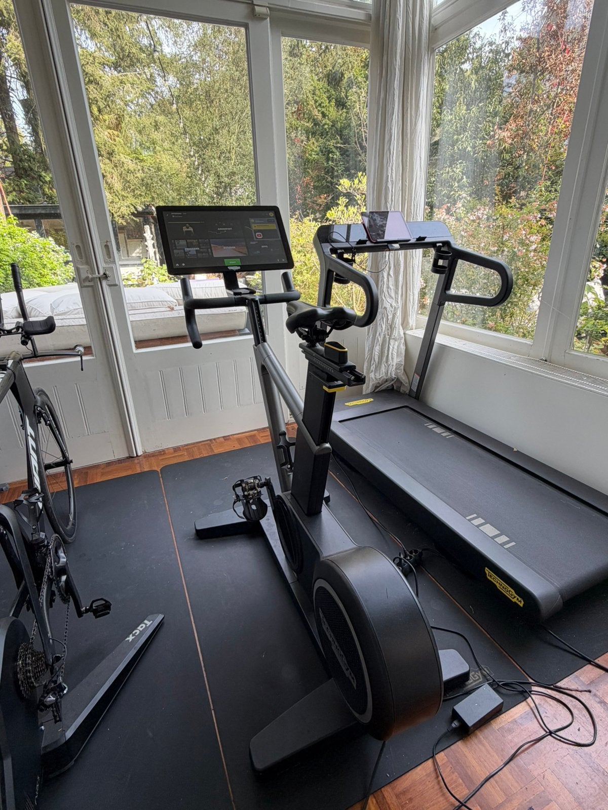 Technogym Ride indoor bike | Als nieuw | Met factuur, Ophalen, Zo goed als nieuw, Overige typen