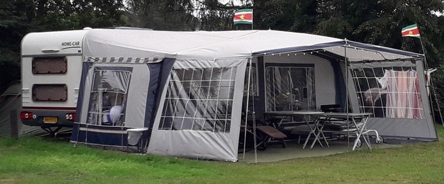 Dorema voortent zonder luifel - Gebruikt, lekvrij, omloop 95, Caravans en Kamperen, Ophalen, Gebruikt