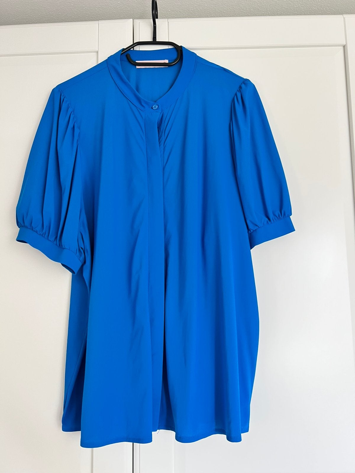 Studio anneloes teddy blouse xxl cobalt travelstof, Blauw, Maat 46/48 (XL) of groter, Ophalen of Verzenden, Zo goed als nieuw