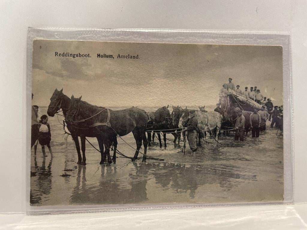Hollum - Ameland - Reddingsboot, Verzenden, Voor 1920, Gelopen, Waddeneilanden