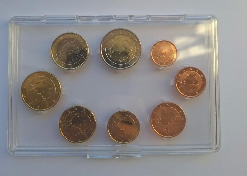 Euromuntset unc Estland 2011. Uit de originele verpakking., Postzegels en Munten, Ophalen of Verzenden, Estland, Overige waardes