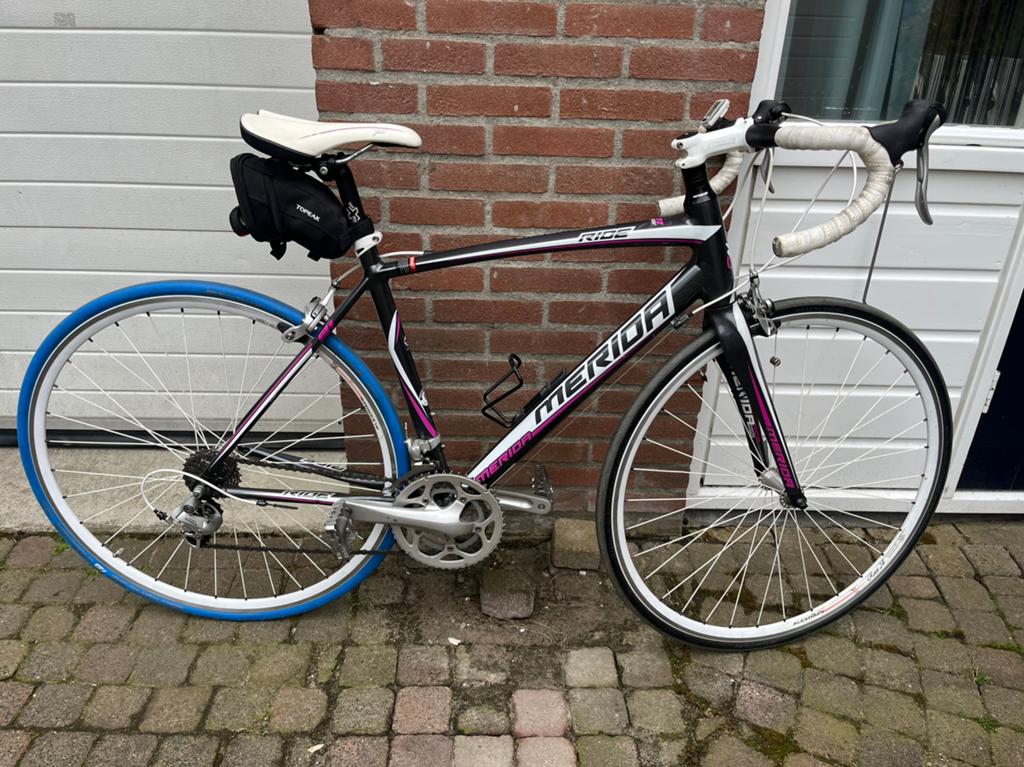 Dames racefiets merk Merida frame 50, Gebruikt, Aluminium, 49 tot 53 cm, 15 tot 20 versnellingen