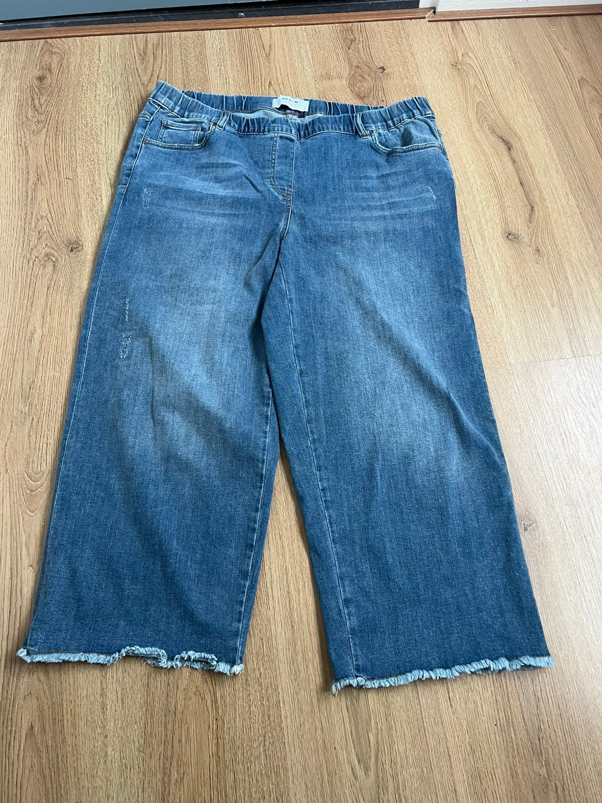 Frapp denim 48 wijde pijpen blauw, Kleding | Dames, Blauw, Maat 46/48 (XL) of groter, Ophalen of Verzenden, Zo goed als nieuw