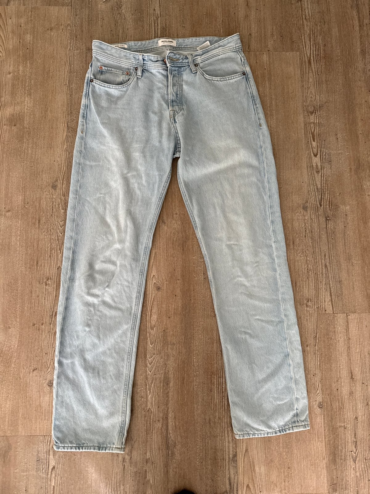 Jack & Jones Relaxed/Chris Jeans W33 L36 - Lichtblauw, Kleding | Heren, Spijkerbroeken en Jeans, Ophalen, Zo goed als nieuw, Blauw