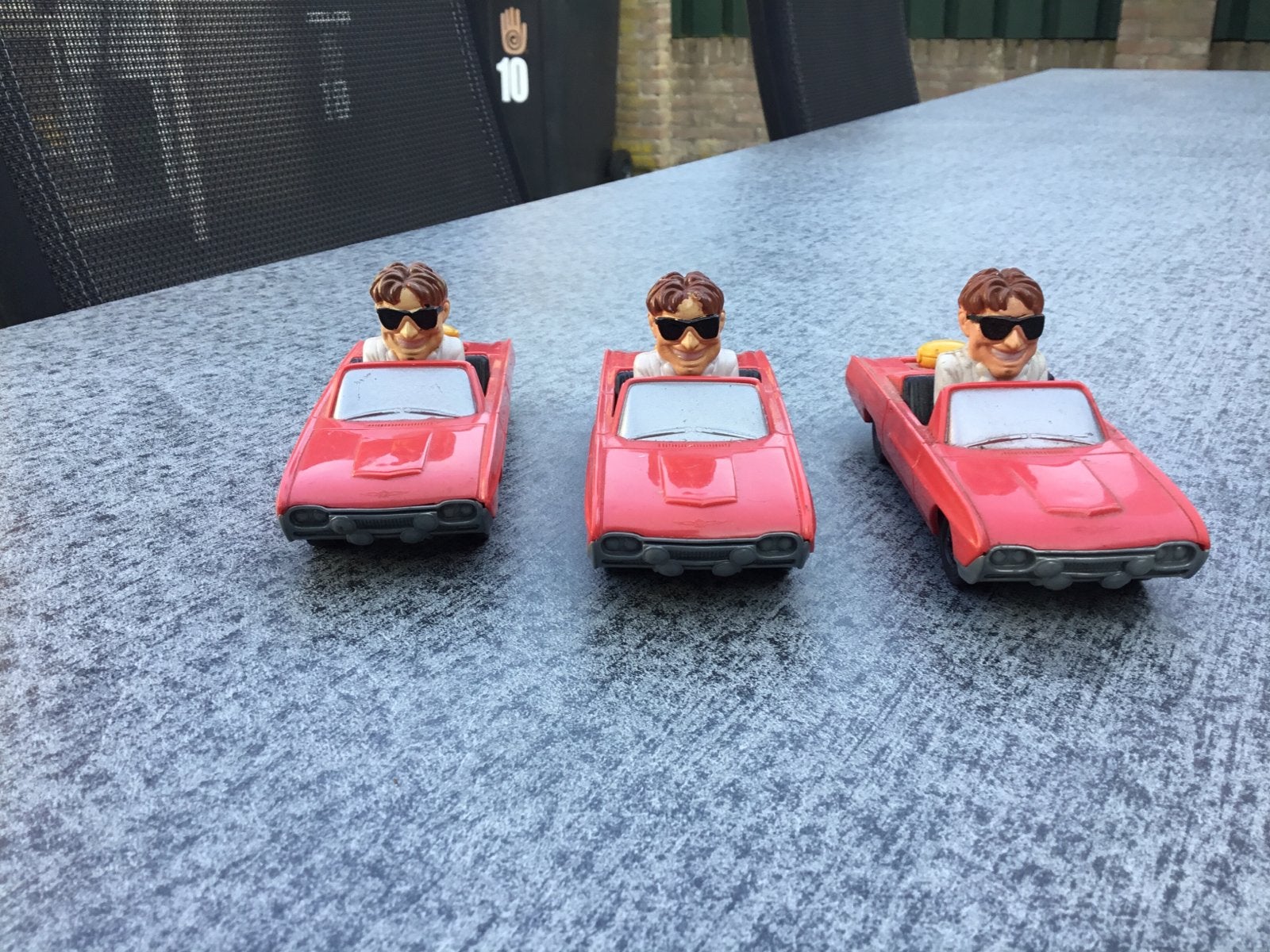 Disney Made for McDonalds FORD Thunderbird (3 stuks), Ophalen of Verzenden, Gebruikt