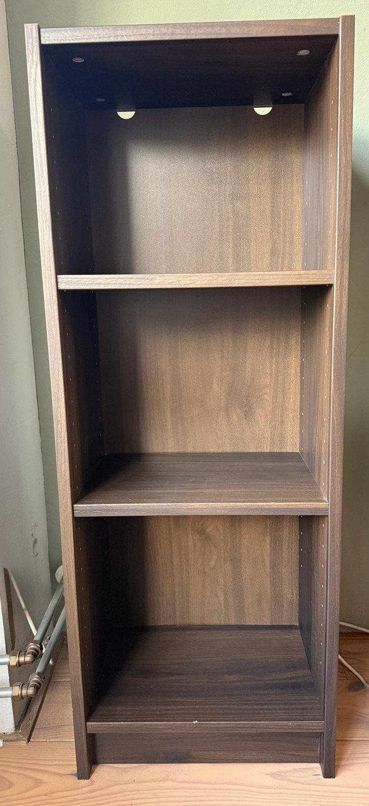 IKEA BILLY boekenkast – donkerbruin eikenpatroon, Ophalen, Minder dan 50 cm, 100 tot 150 cm, Zo goed als nieuw