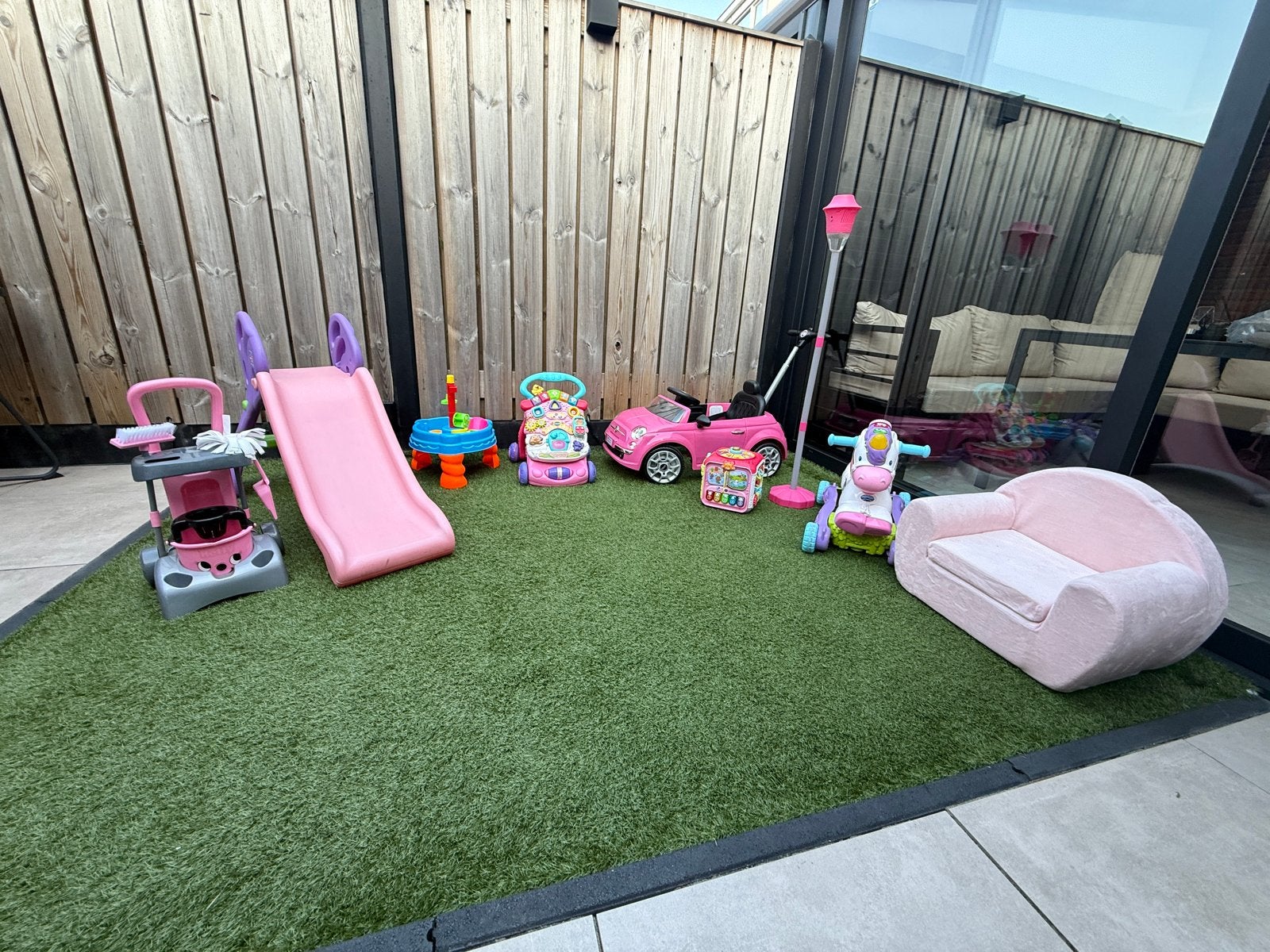 Grote set roze speelgoed voor meisjes, Kinderen en Baby's, Speelgoed | Overig, Ophalen, Gebruikt, Meisje