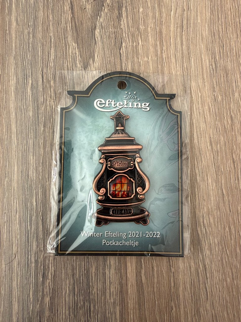 Efteling winter potkacheltje 2021-2022, Ophalen of Verzenden, Zo goed als nieuw, Overige onderwerpen, Speldje of Pin