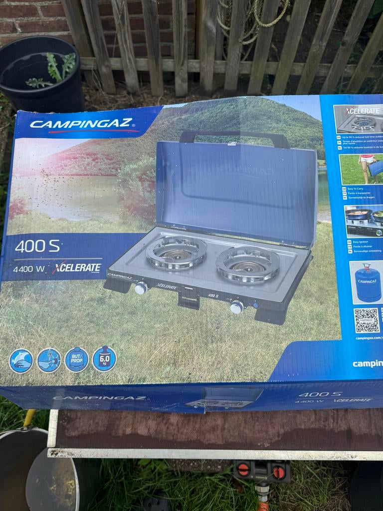 Campingaz 400 S Xcelerate Camping Kooktoestel, Caravans en Kamperen, Kampeeraccessoires, Zo goed als nieuw, Ophalen