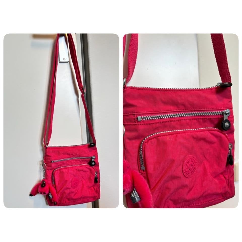 Originele Kipling schoudertas - Felroze, Ophalen, Zo goed als nieuw, Roze, Schoudertasje