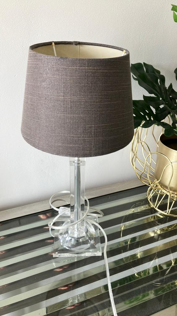 Plexiglazen lamp, Ophalen of Verzenden, Zo goed als nieuw, Minder dan 50 cm
