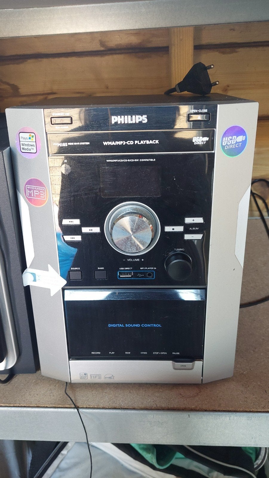 Philips Microset WMA/MP3-CD Playback met USB Direct, Ophalen of Verzenden