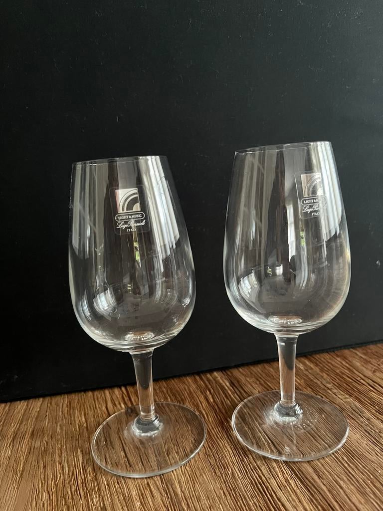 •2x Luigi Bormioli glazen 19cl, Verzamelen, Glas en Borrelglaasjes, Ophalen of Verzenden, Nieuw
