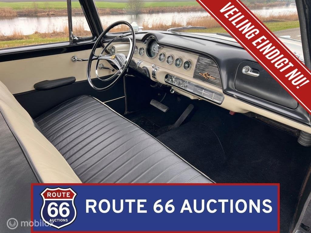 Dodge Coronet | 1956 | Route 66 Auctions, Auto's, Overige carrosserieën, Zwart, Bedrijf, Handgeschakeld
