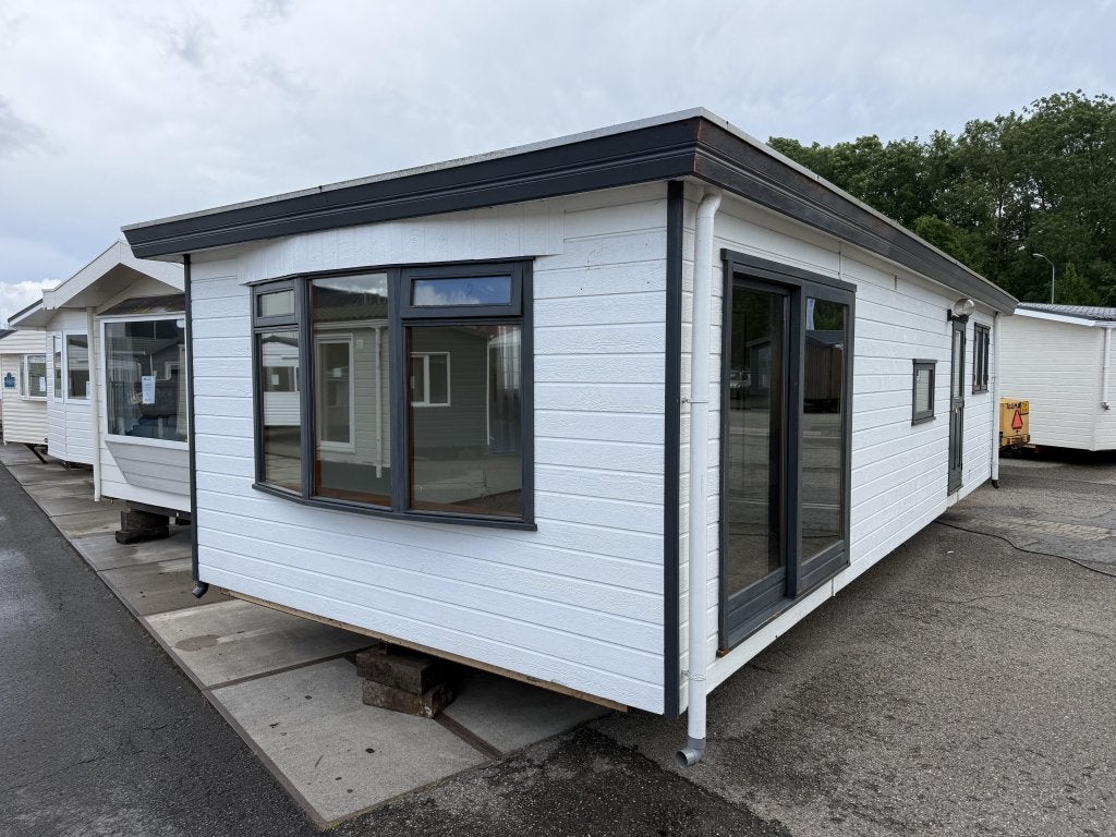 Maat Chalet 10 x 4 m 2 Slp Winterhard, Niet ingevuld, Niet ingevuld, Niet ingevuld
