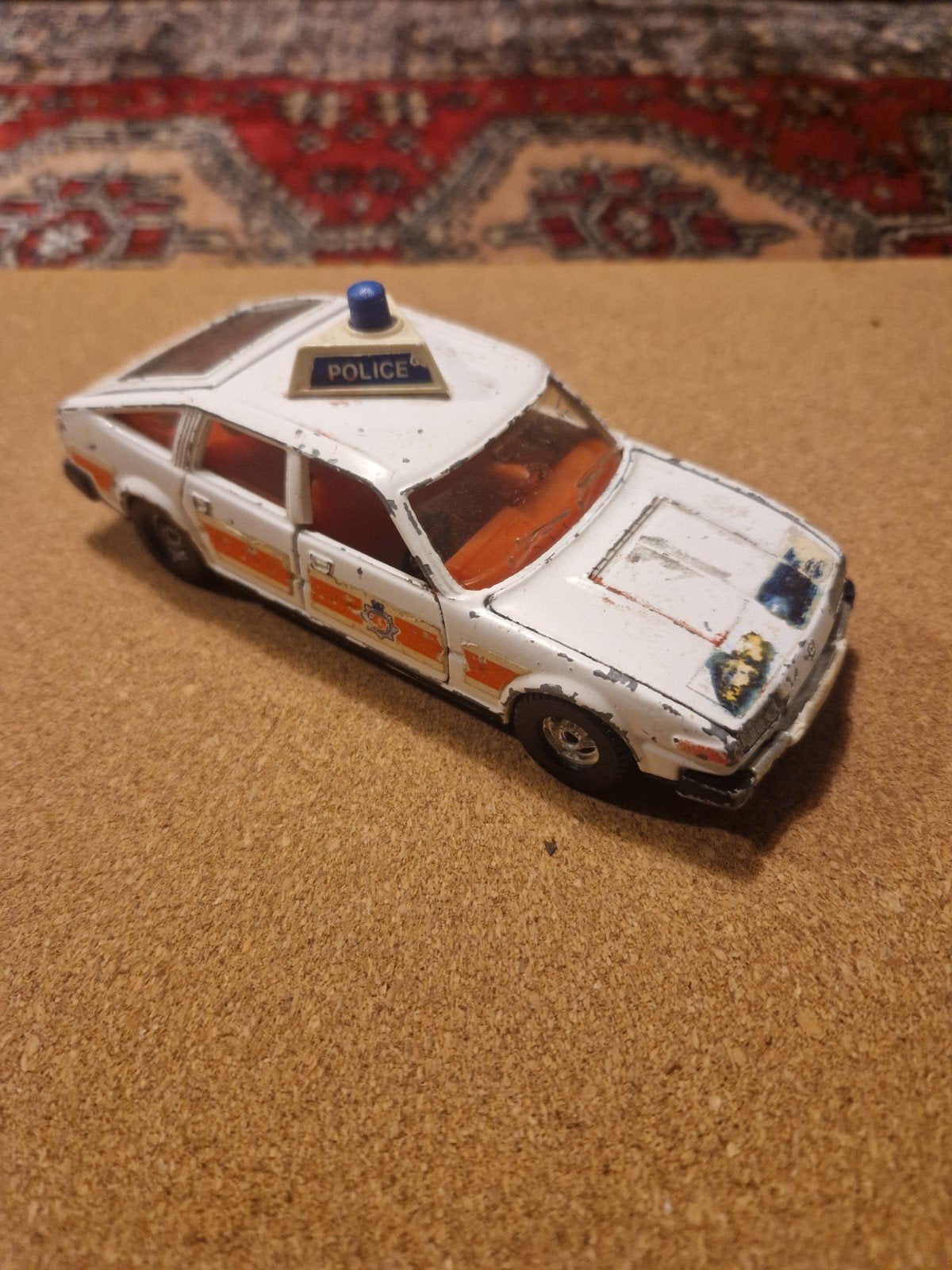 Rover 3500 SDI Police Corgi Toys wit originel in goede staat, Hobby en Vrije tijd, Ophalen of Verzenden, Gebruikt, Auto, Corgi