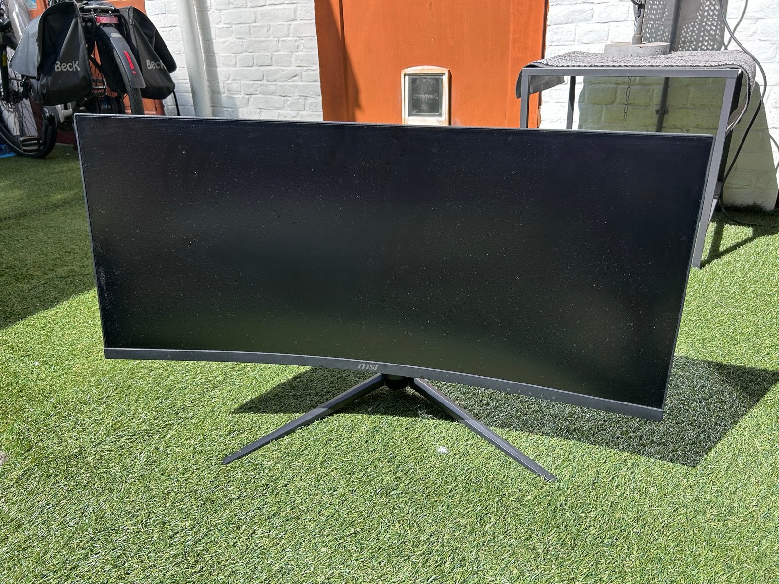 MSI Optix MAG342CQRV Curved Gaming Monitor 34 inch, 101 t/m 150 Hz, Curved, VA, Zo goed als nieuw