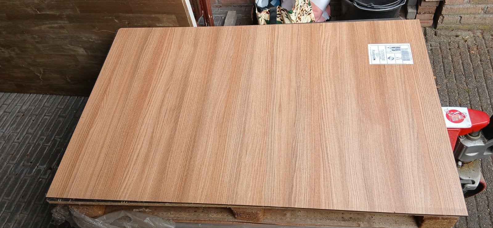 Nieuwe Polyrey HPL platen met houtmotief - 22 stuks, Doe-het-zelf en Verbouw, Hout en Planken, Ophalen, Nieuw, Overige houtsoorten
