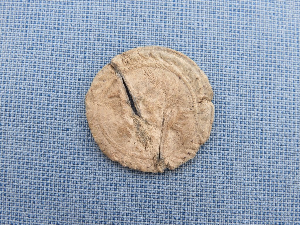 Middeleeuwen Romaans - token - 8e - 12e eeuw - bodemvondst, Ophalen of Verzenden