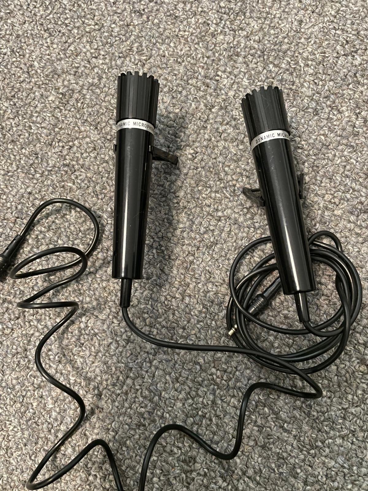 Vintage Dynamic Microfoons (2 stuks), Muziek en Instrumenten, Microfoons, Ophalen, Gebruikt, Overige typen