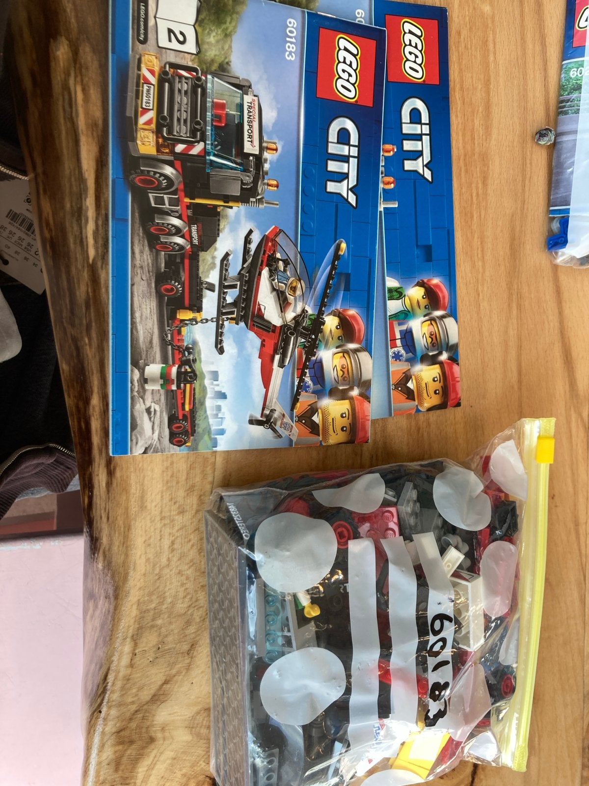 Lego City 60183 Zwaar Transport met Helikopter compleet, Lego, Ophalen of Verzenden, Compleet, Complete set