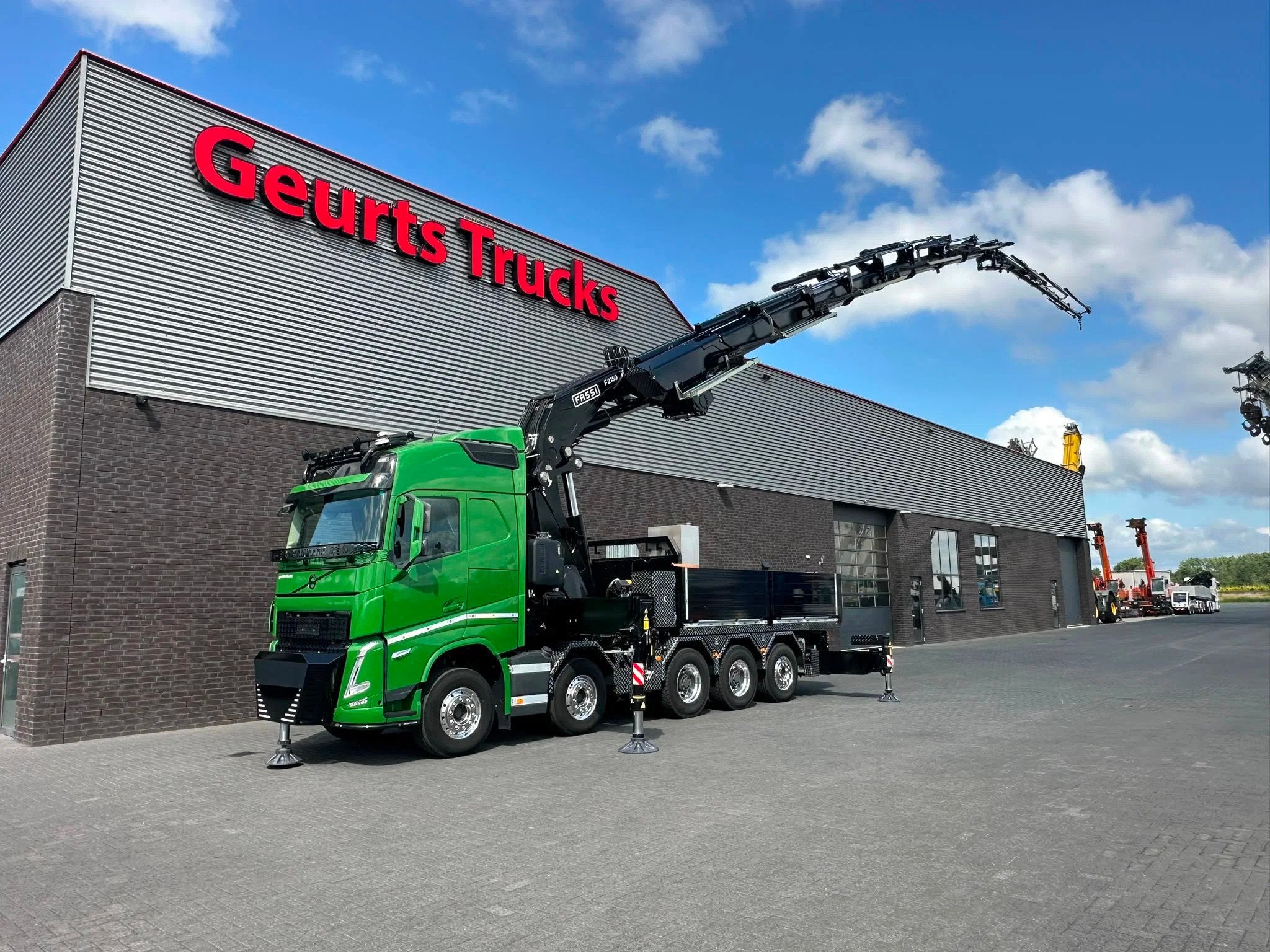 Volvo FH 540 10X4 TREKKER-BAKWAGEN + FASSI F 2150+L 816 KRAA, Automaat, Euro 6, Leder, Bedrijf