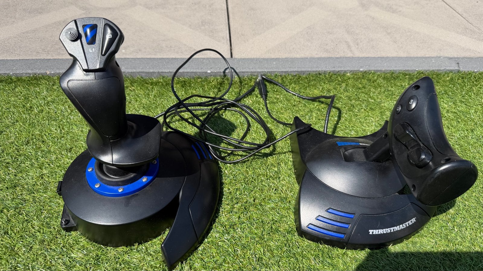Thrustmaster T.Flight Hotas 4 Joystick voor PC/PS4/5, Computers en Software, Joysticks, Gebruikt, Ophalen of Verzenden