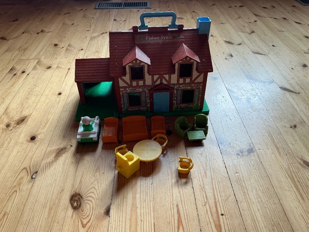 Fisher Price huis met meubelen, Ophalen, Gebruikt, Speelset, Met geluid