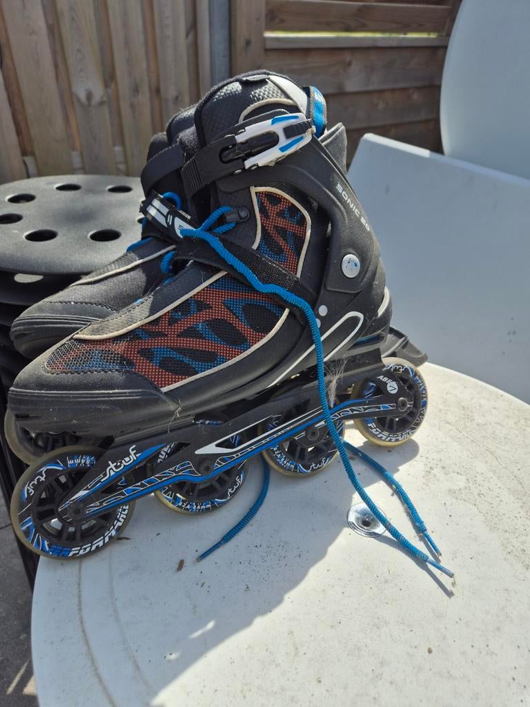 Skeelers met grote wielen, maat 47, Sport en Fitness, Skeelers, Ophalen of Verzenden, Gebruikt