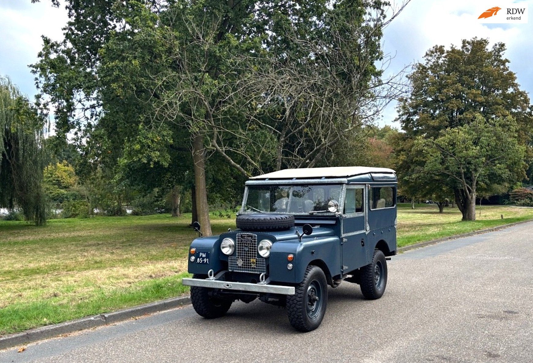 Land Rover 88 Series I Zeldzame Stationwagon 7 persoons LHD., Gebruikt, 4 cilinders, Blauw, 4x4