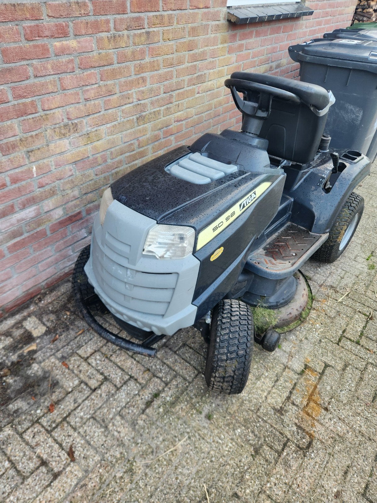 zitmaaier stiga SD98, Ophalen, Gebruikt, Stiga, Elektrische starter